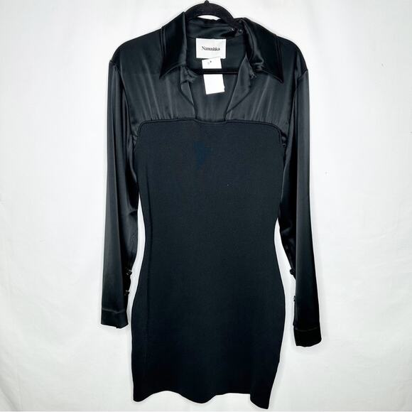 NANUSHKA Donia Cut-Out Mini Dress NWT in Large - Picture 2 of 8